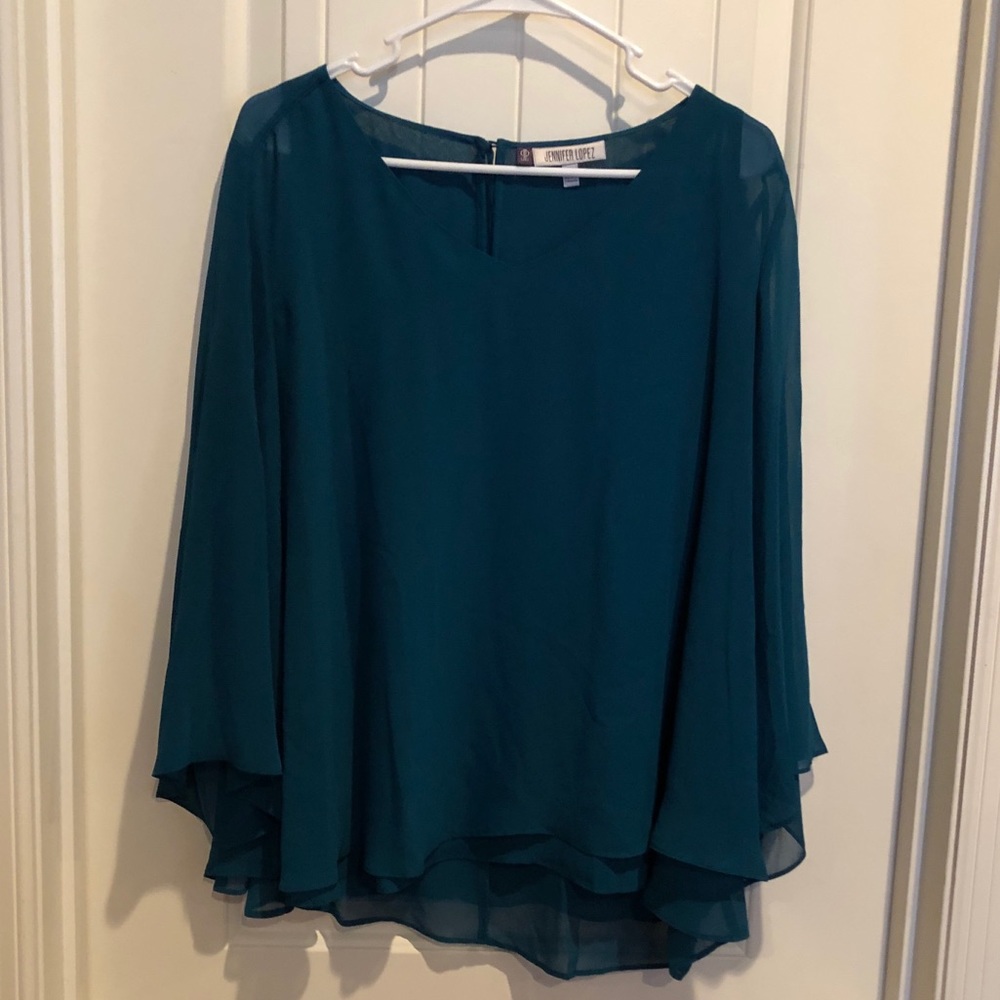 Layered sleek blouse!